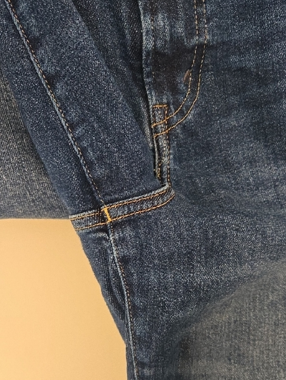 AE77 Dark Blue Mom Jean Normcore Minimalist Size 12 - Picture 2 of 8